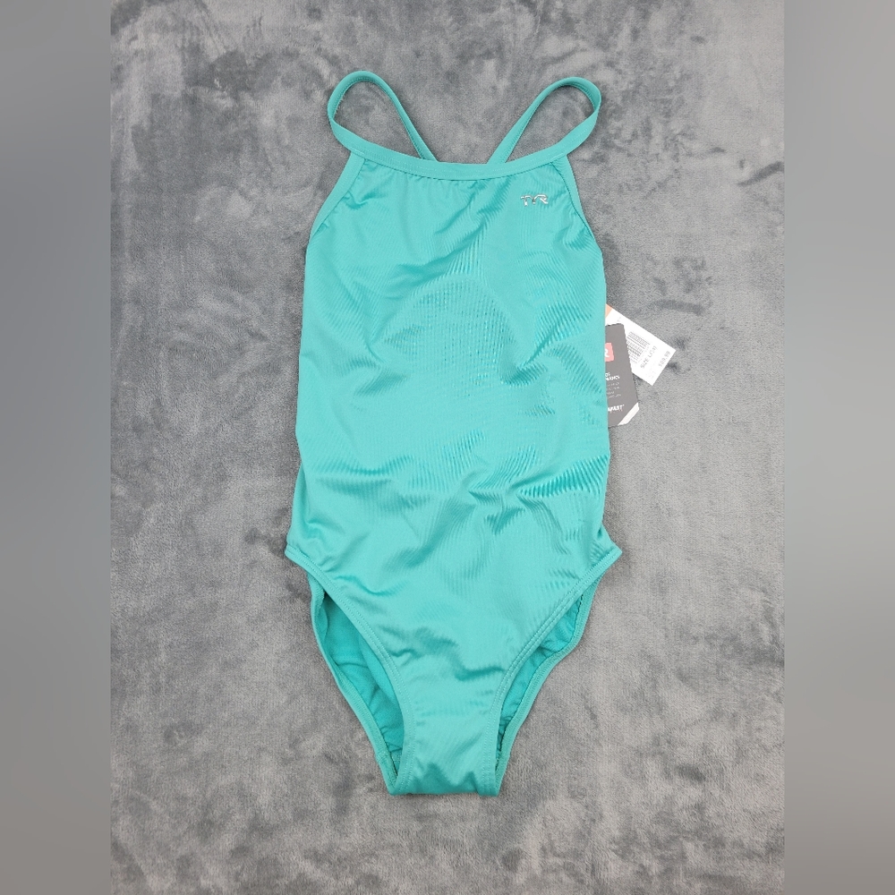 TYR Durafast Elite Women's Diamondfit Swimsuit - SS Solid Size L (34)